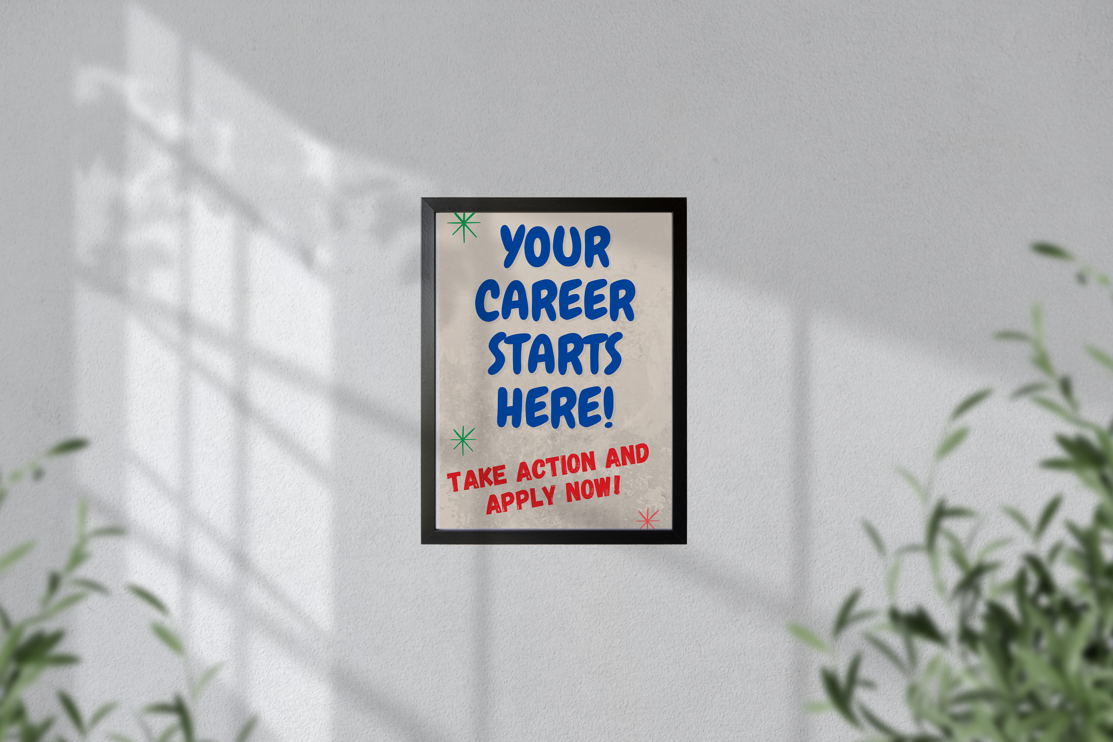 Now hiring sign - 12x18 - coroplast