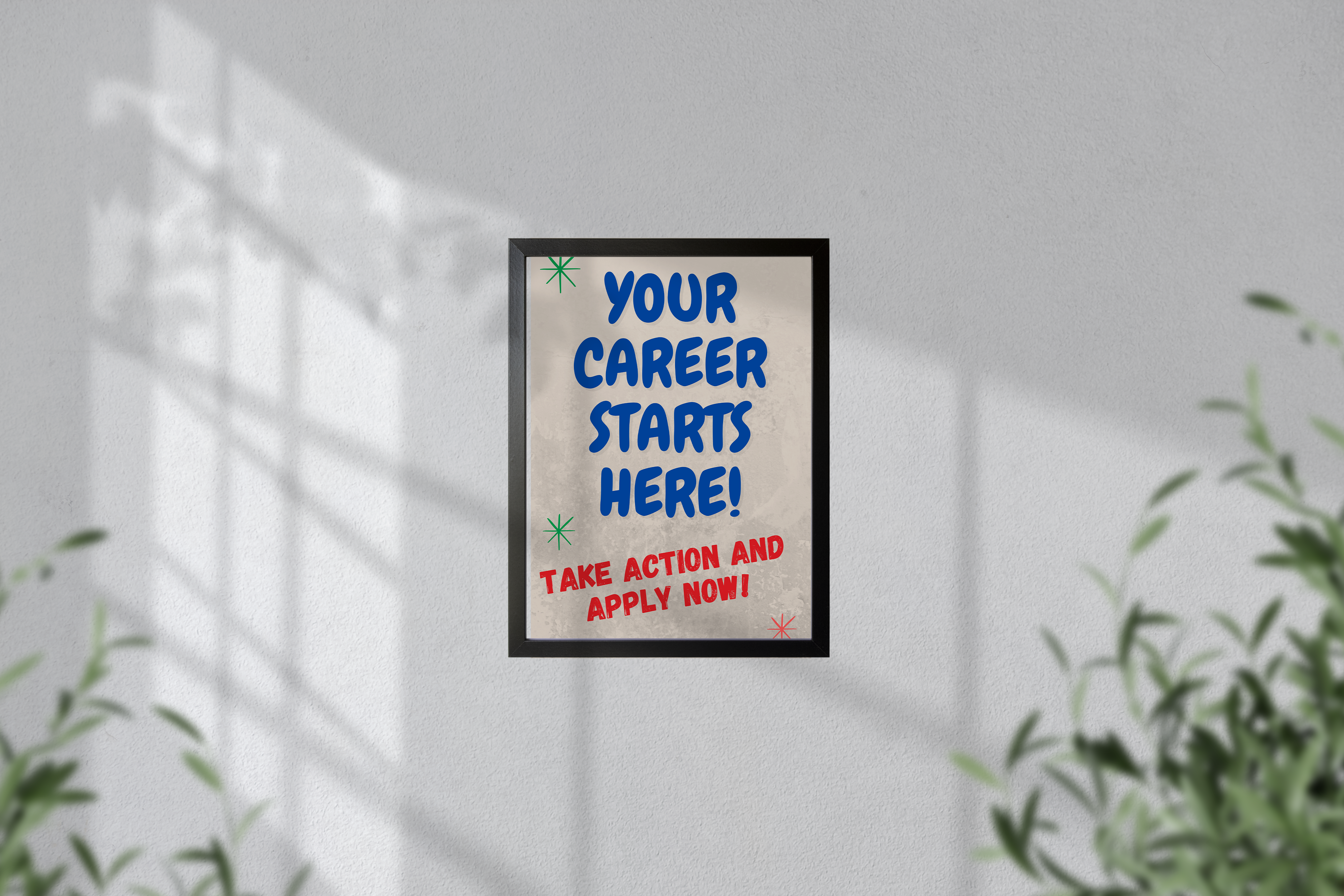 Now hiring sign - 12x18 - coroplast