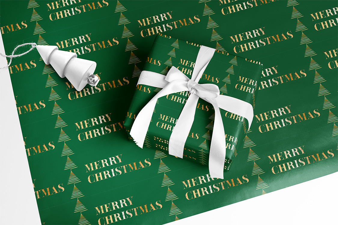 Christmas Theme Wrapping Paper | Premium Gift Wrap  | Winter Solstice Collection