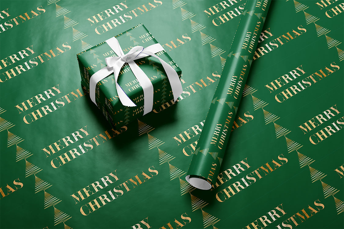 Christmas Theme Wrapping Paper | Premium Gift Wrap  | Winter Solstice Collection