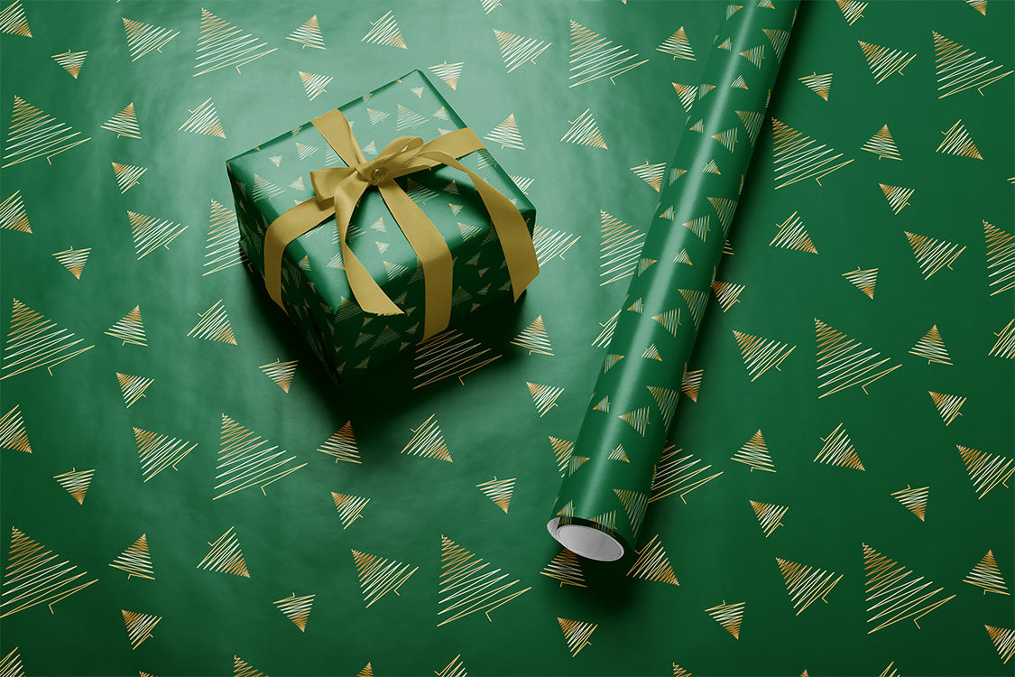 Christmas Theme Wrapping Paper | Premium Gift Wrap  | Winter Solstice Collection