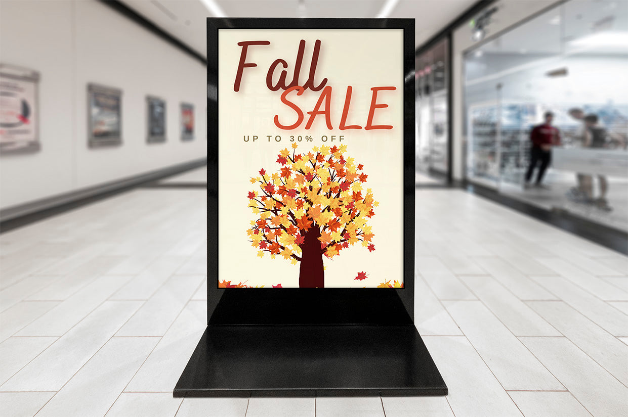 'Fall Sale up to 30% Off' 24 x 36inch Sign