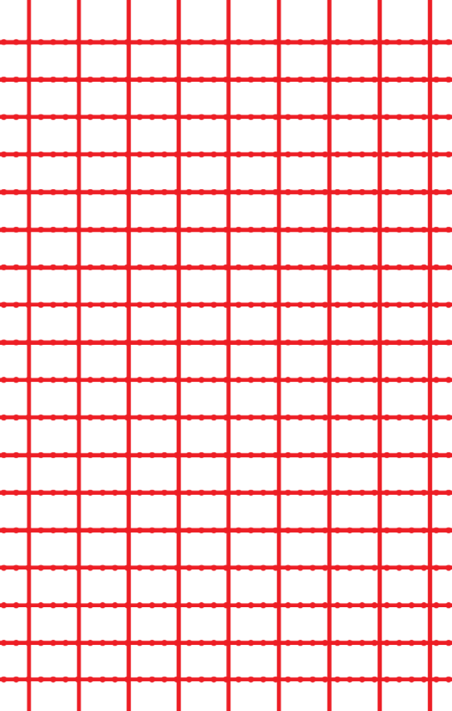 Red, Pink, White Impatient Floral 5.2 x 8.2in Journal