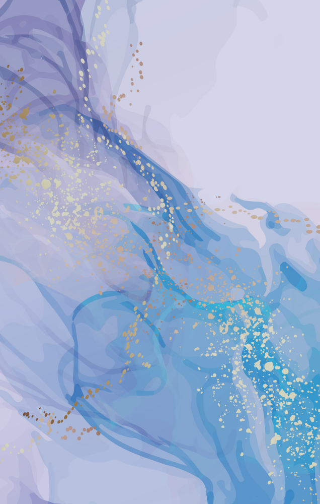 Purple Blue Abstract 5.2 x 8.2in Journal