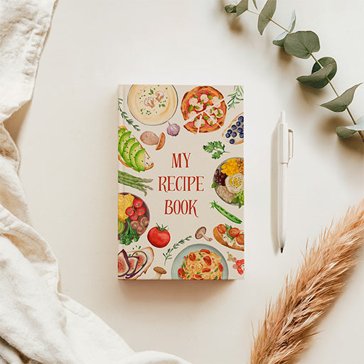 Makker’s Studio Artist Series Recipe Journal, a premium writing notebook for recording family recipes, cooking ideas, and kitchen memories.