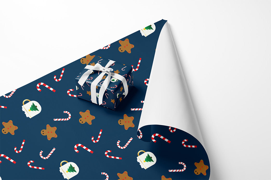 Christmas Theme Wrapping Paper | Premium Gift Wrap  | Winter Solstice Collection