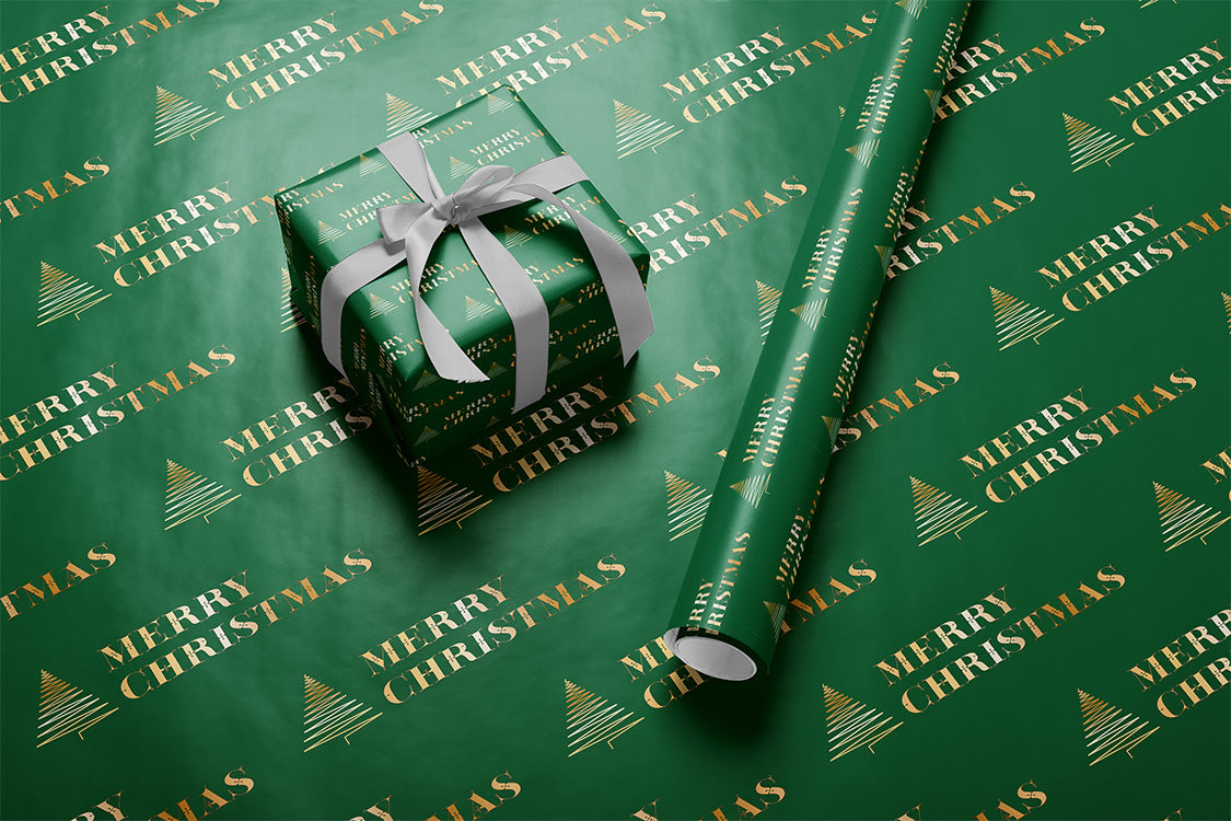 Christmas Theme Wrapping Paper | Premium Gift Wrap  | Winter Solstice Collection