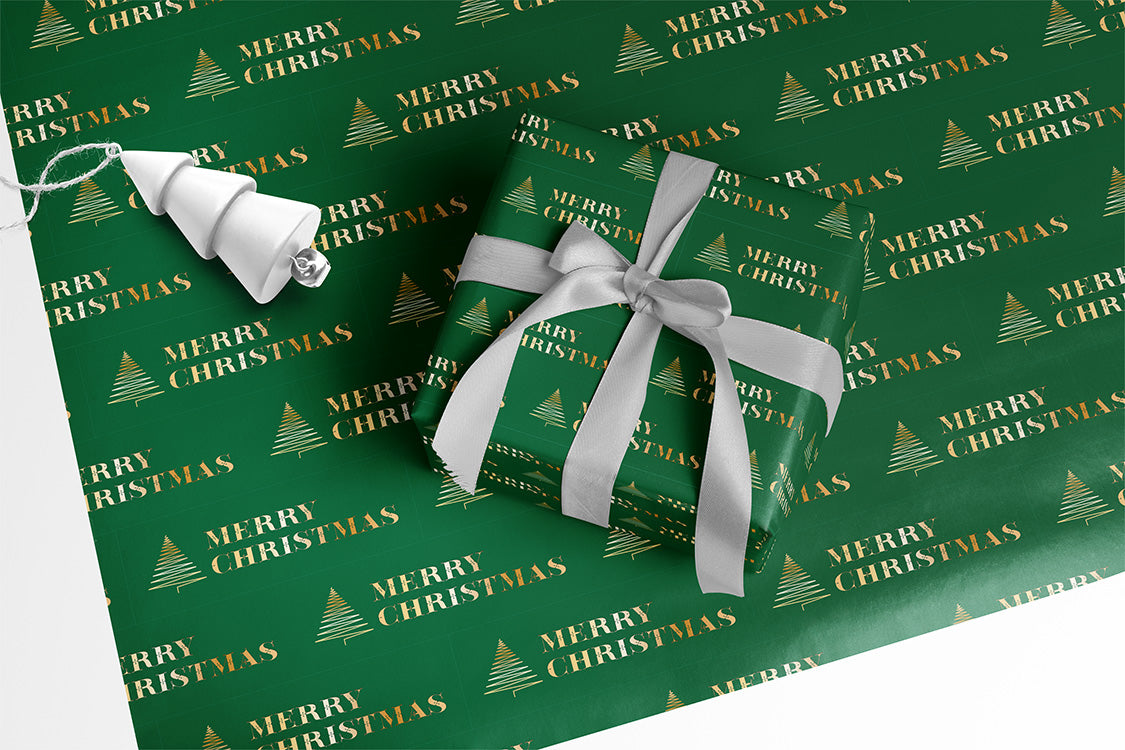 Christmas Theme Wrapping Paper | Premium Gift Wrap  | Winter Solstice Collection